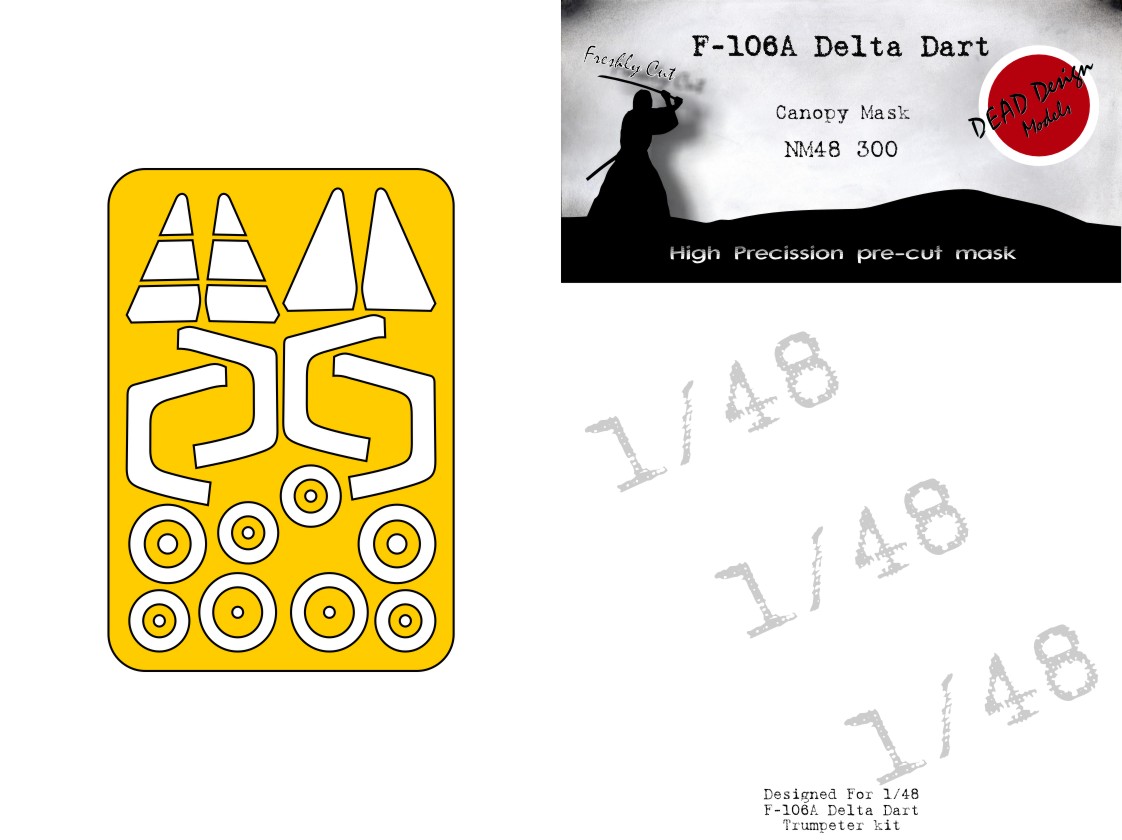 Dead Design Models DDMNM48300 1:48 Convair F-106A Delta Dart