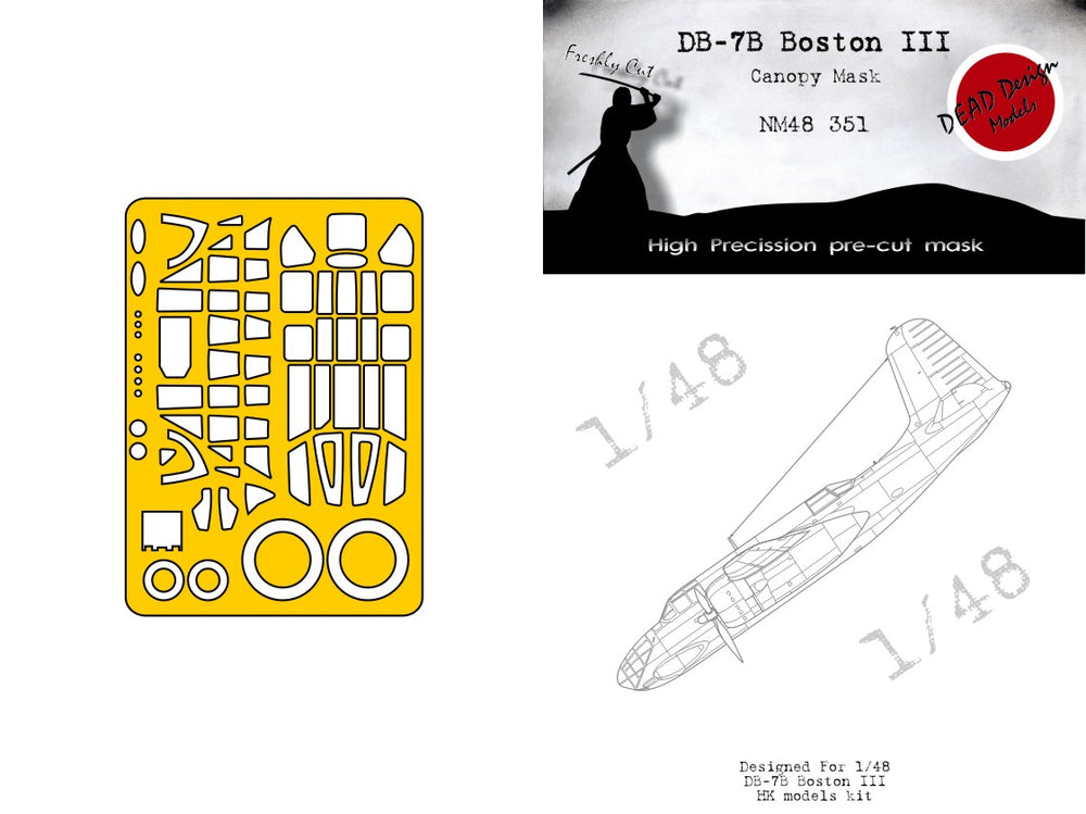 Dead Design Models DDMNM48351 1:48 Douglas DB-7 Boston
