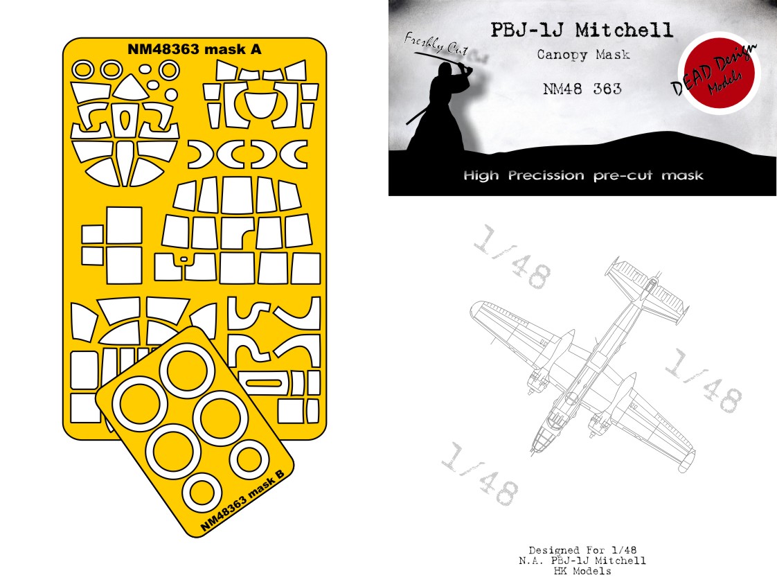 Dead Design Models DDMNM48363 1:48 North-American PBJ-1J Mitchell