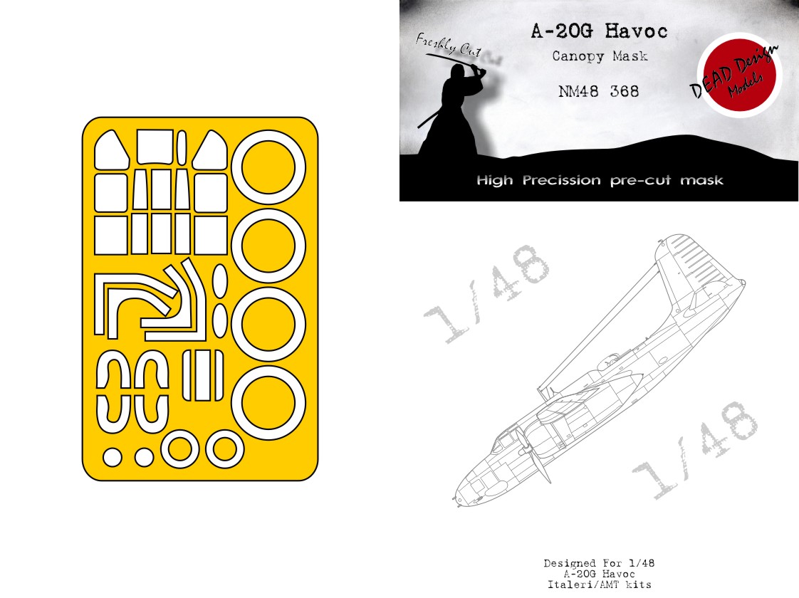 Dead Design Models DDMNM48368 1:48 Douglas A-20G Havoc