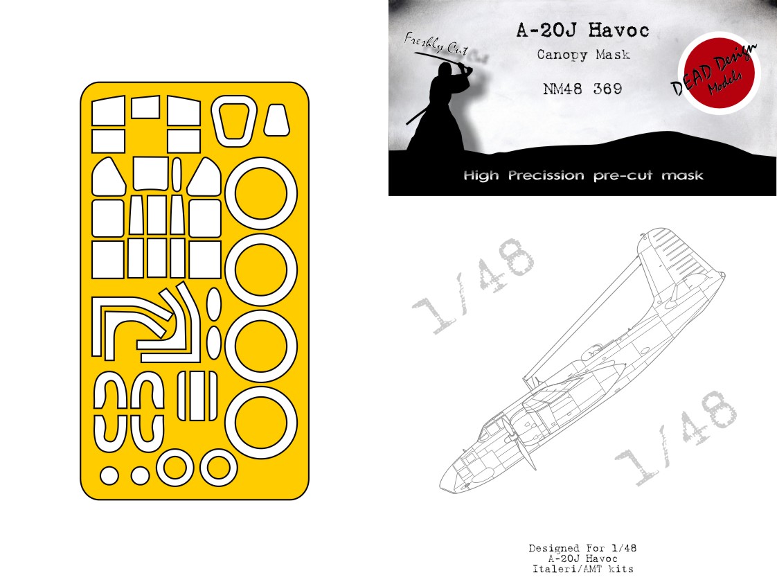 Dead Design Models DDMNM48369 1:48 Douglas A-20J Havoc