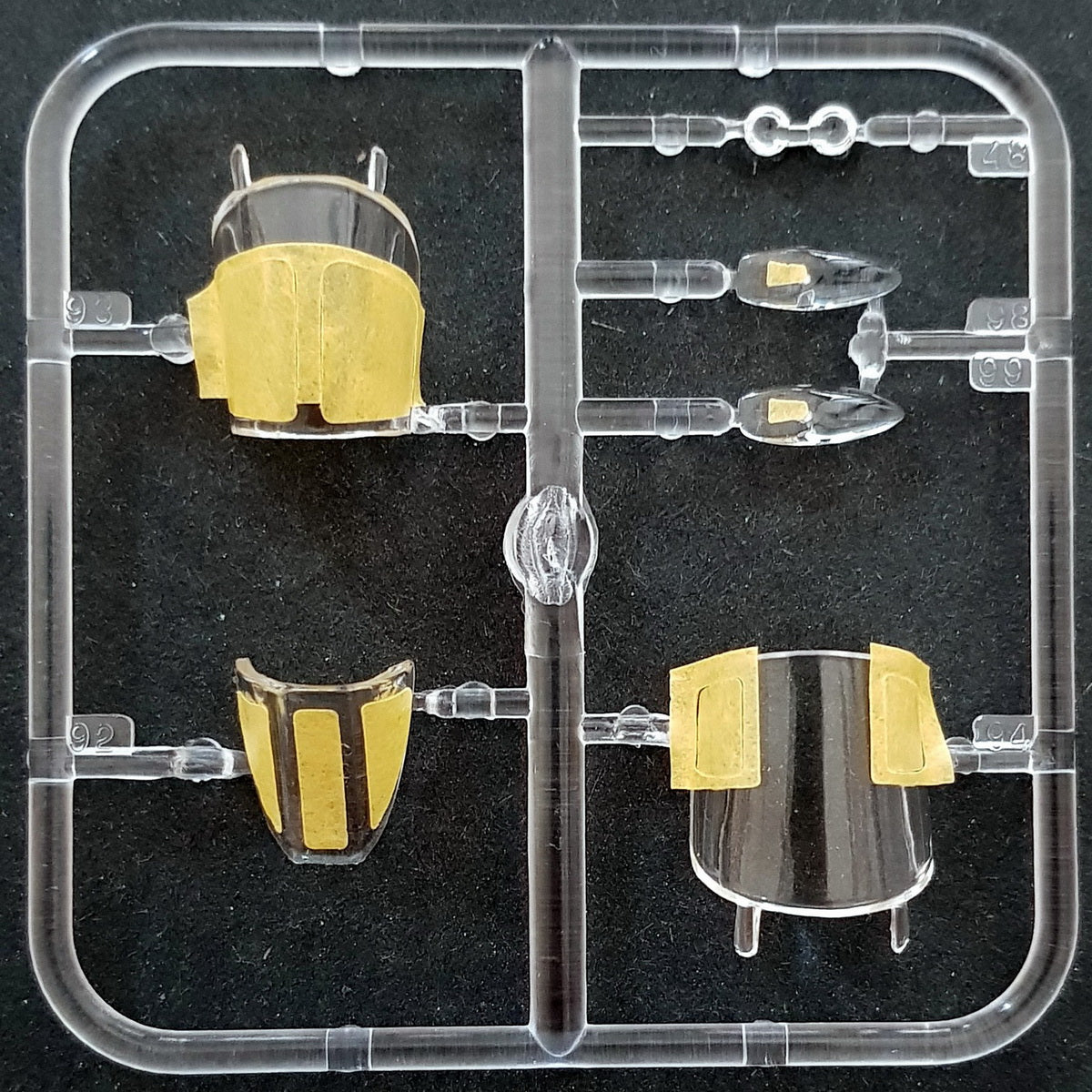 Dead Design DDMNM72030 1:72 BAC TSR.2 Wheels & Canopy Frame Mask