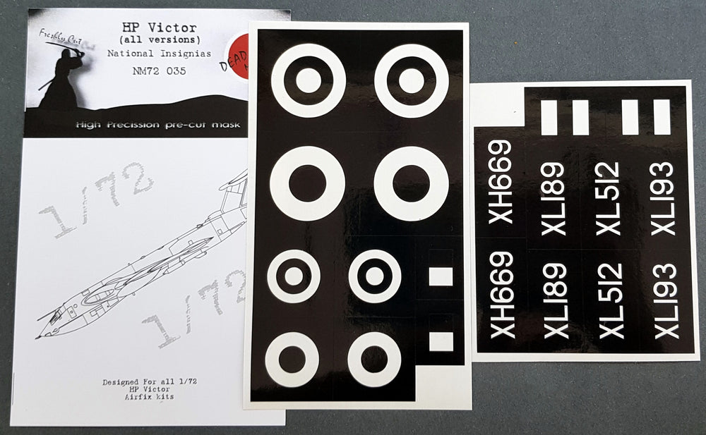 Dead Design Models DDMNM72035 1:72 Handley Page Victor B.2/K.2 National Insignia