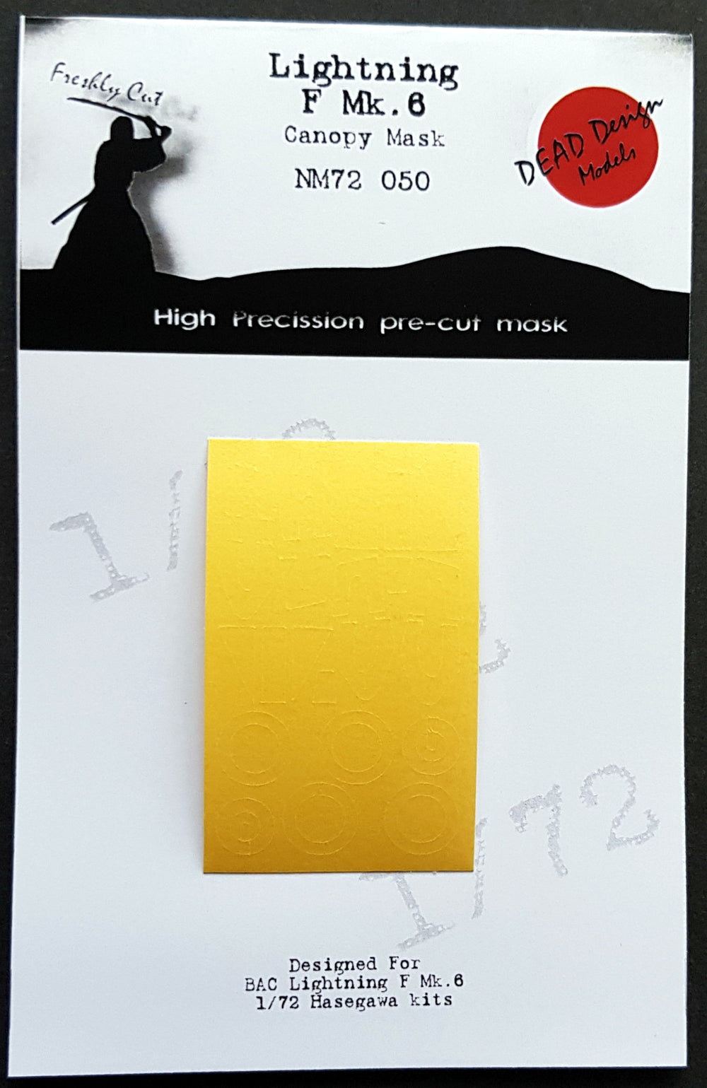 Dead Design Models DDMNM72050 1:72 BAC/EE Lightning F.6