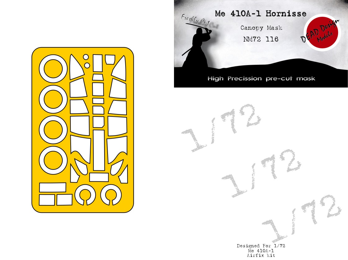 Dead Design Models DDMNM72116 1:72 Messerschmitt Me-410A-1/U-2 & U4