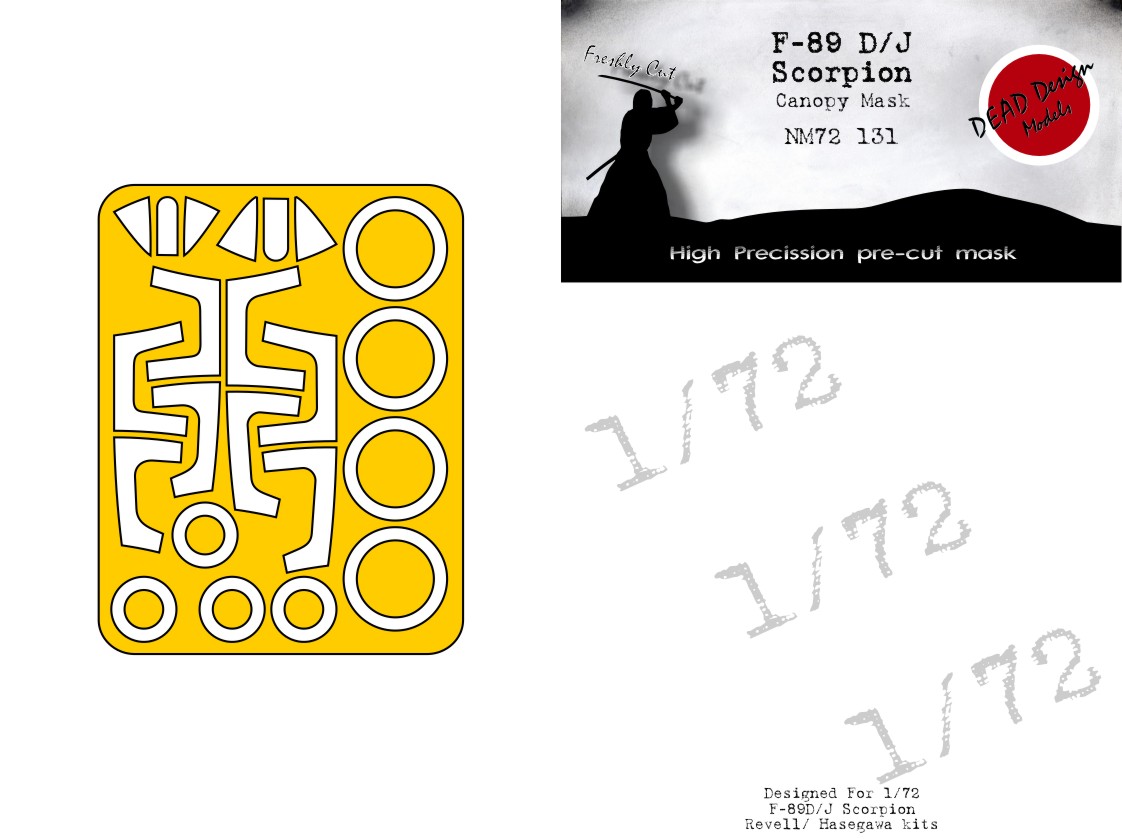 Dead Design Models DDMNM72131 1:72 Northrop F-89D/Northrop F-89J Scorpion