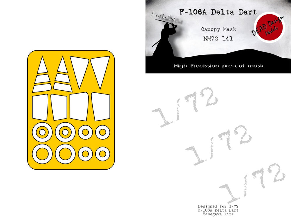 Dead Design Models DDMNM72141 1:72 Convair F-106A Delta Dart