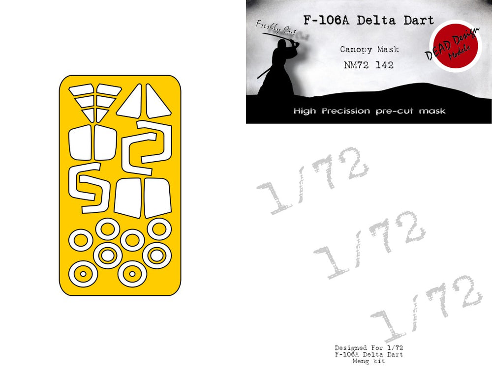 Dead Design Models DDMNM72142 1:72 Convair F-106A Delta Dart
