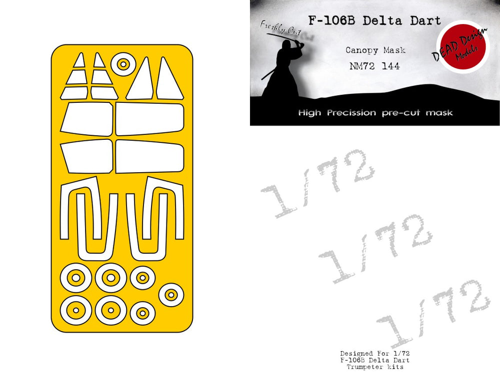 Dead Design Models DDMNM72144 1:72 Convair F-106B Delta Dart