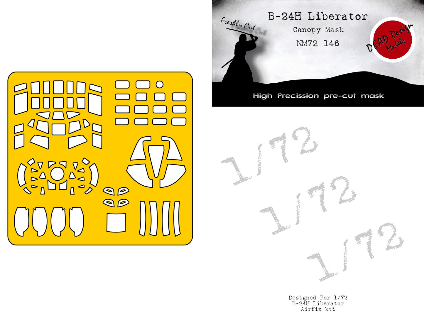 Dead Design Models DDMNM72146 1:72 Consolidated B-24H Liberator