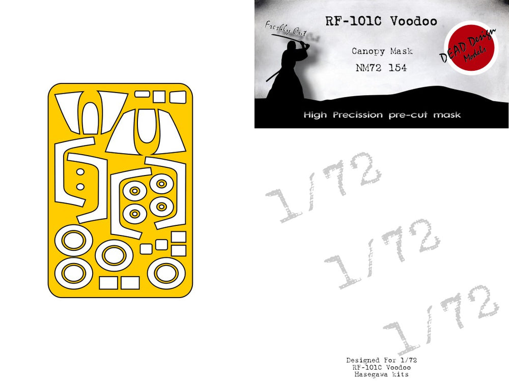 Dead Design Models DDMNM72154 1:72 McDonnell RF-101C Voodoo