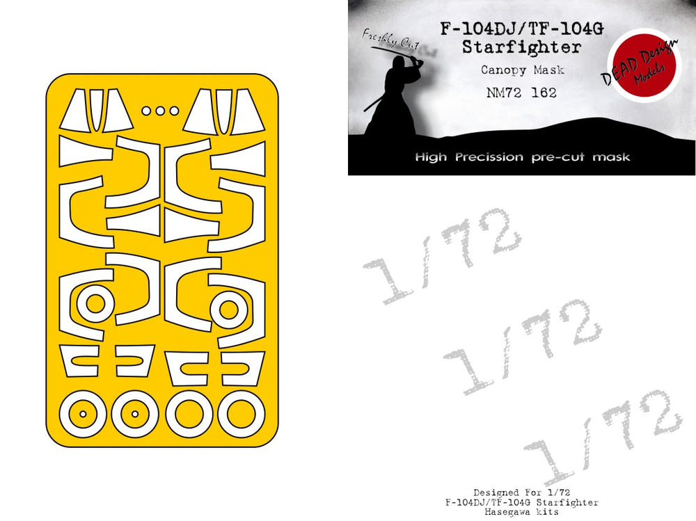 Dead Design Models DDMNM72162 1:72 Lockheed F-104B Starfighter