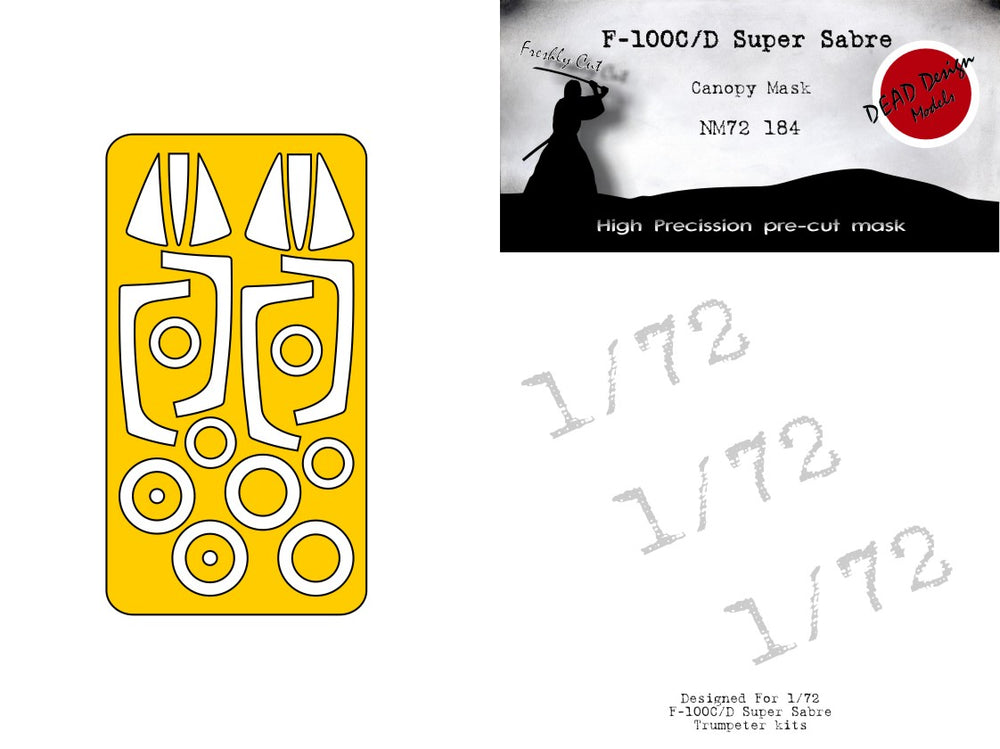 Dead Design Models DDMNM72184 1:72 North-American F-100D Super Sabre