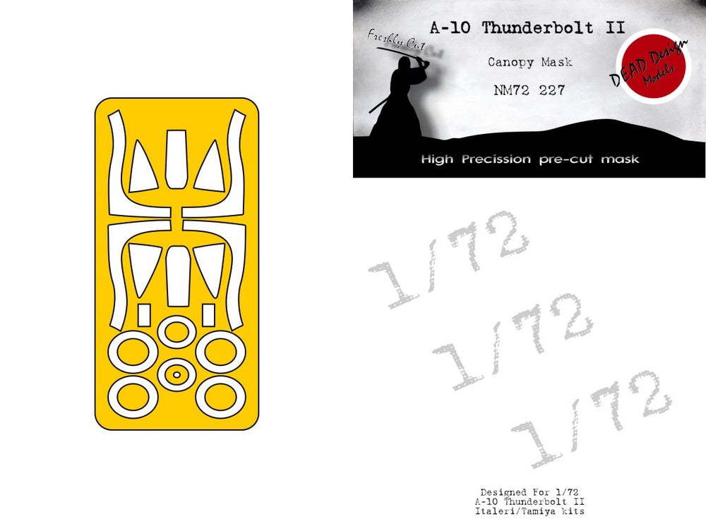 Dead Design Models DDMNM72227 1:72 Fairchild A-10 Thunderbolt