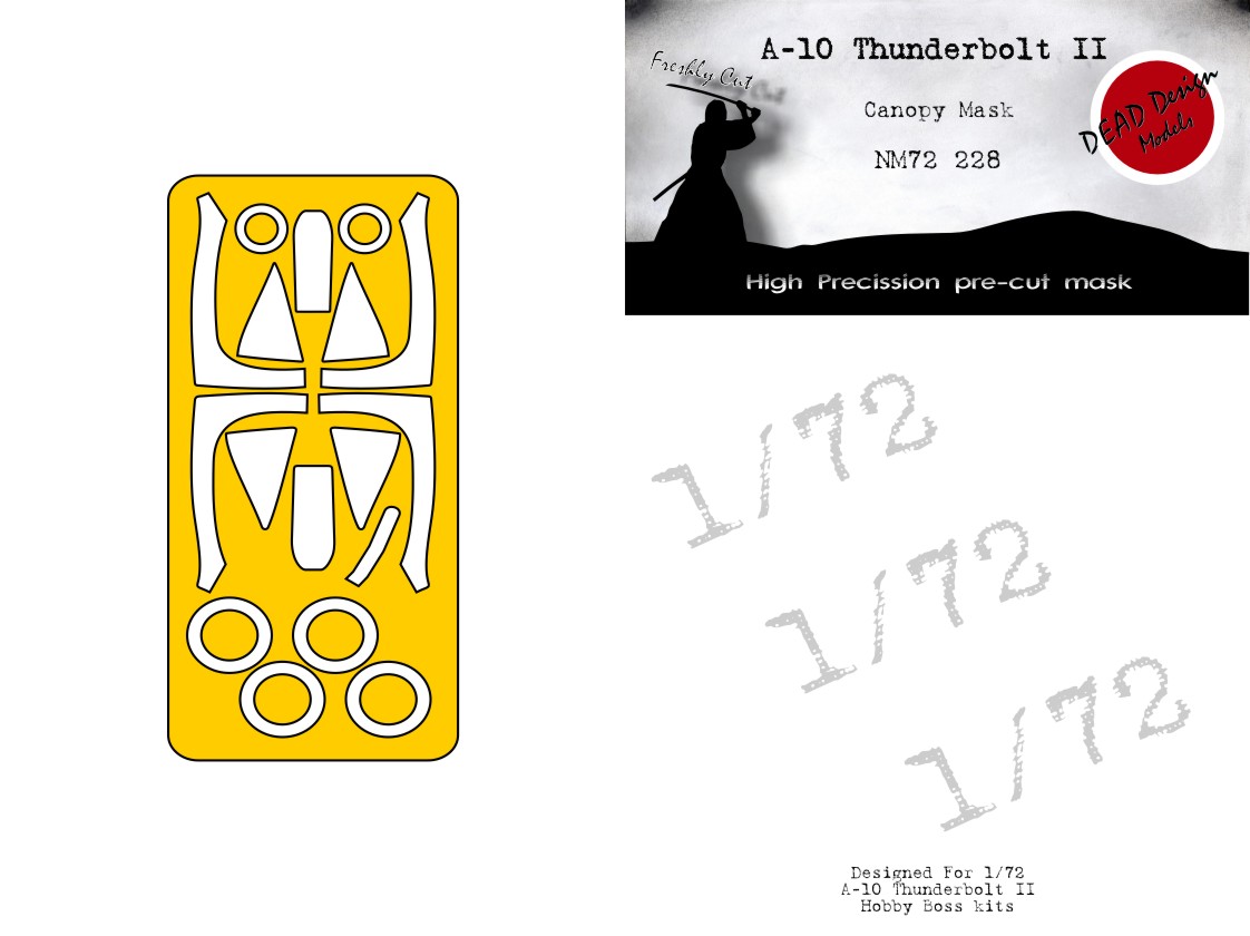 Dead Design Models DDMNM72228 1:72 Fairchild A-10 Thunderbolt