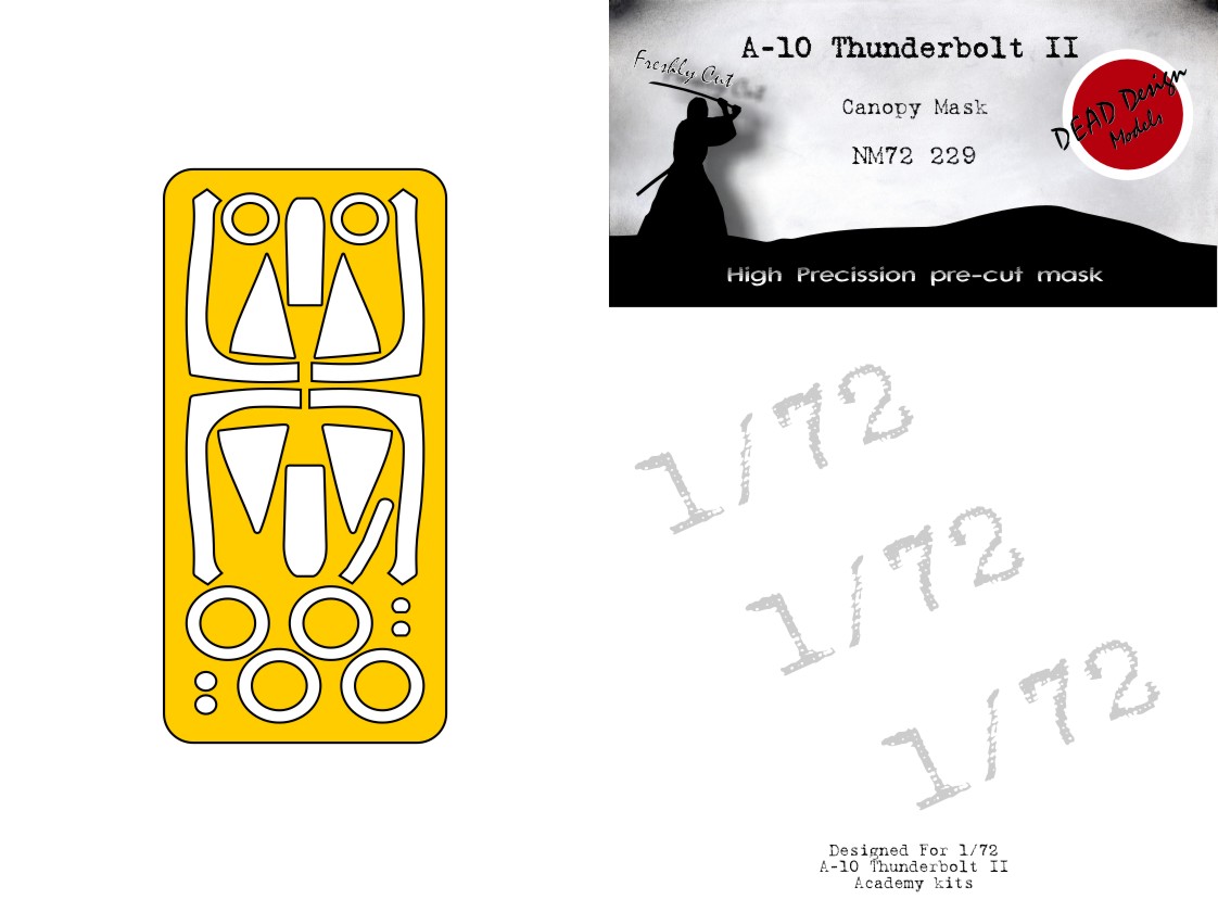 Dead Design Models DDMNM72229 1:72 Fairchild A-10 Thunderbolt