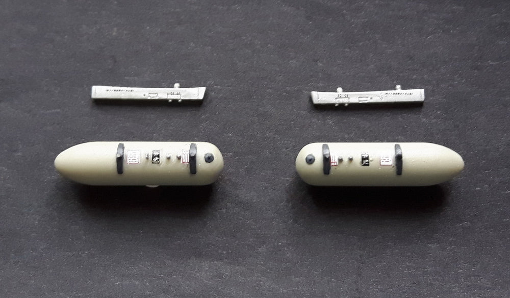 Dead Design Models DDMRM72001 1:72 Kawasaki Ki-61-Id Wing Racks & Drop Tank
