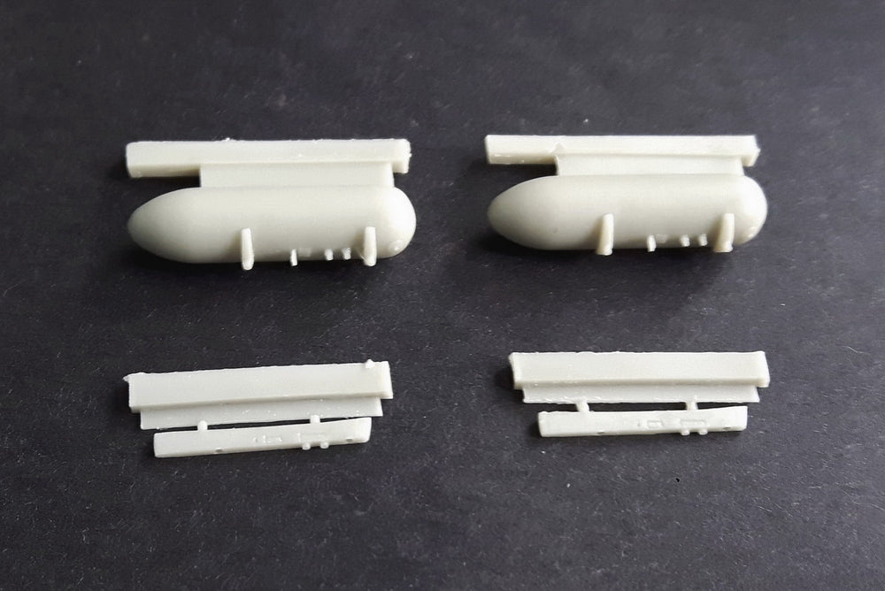 Dead Design Models DDMRM72001 1:72 Kawasaki Ki-61-Id Wing Racks & Drop Tank
