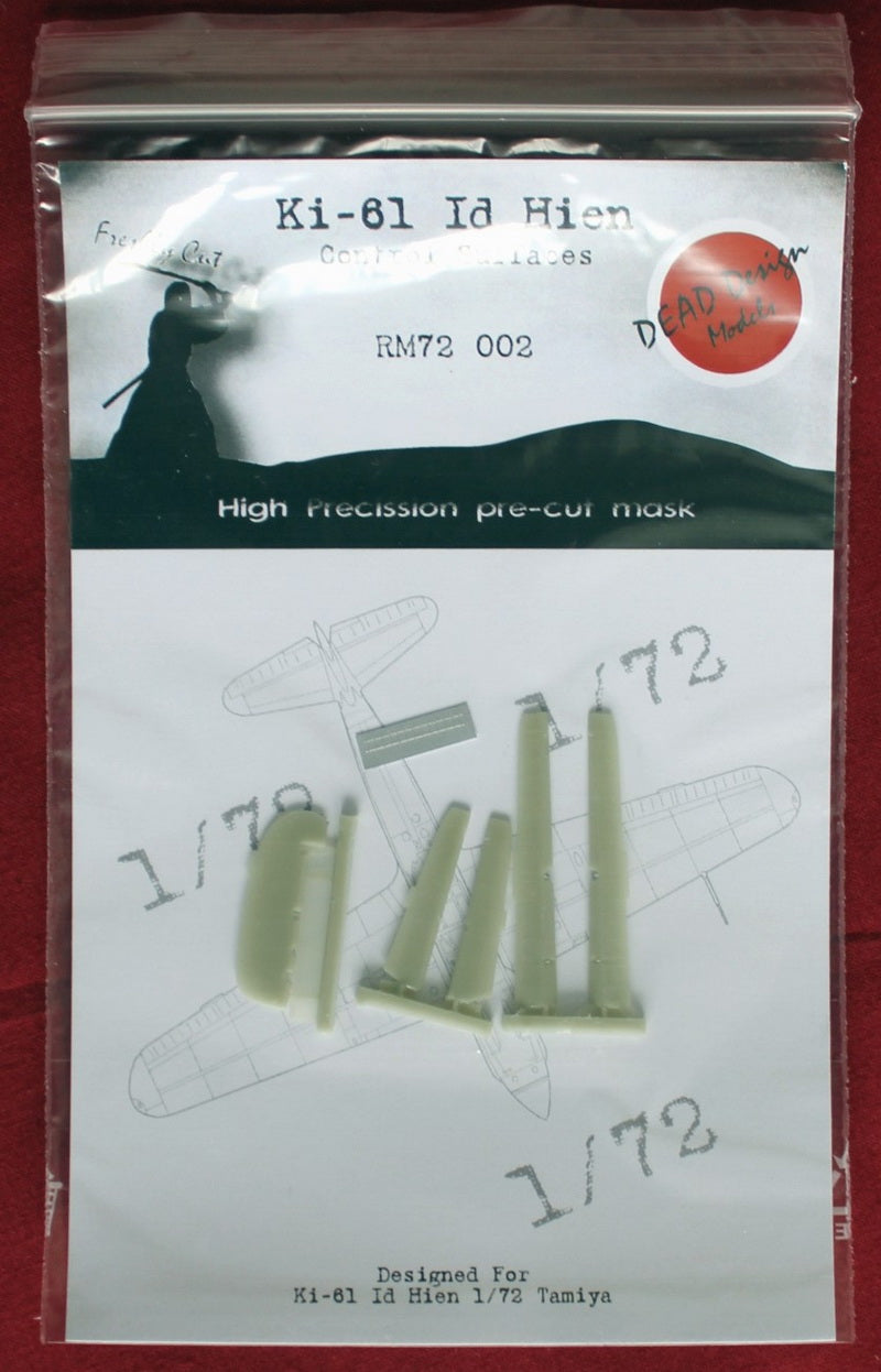 Dead Design DDMRM72002 1:72 Ki-61-Id 3D Effect Control Surface