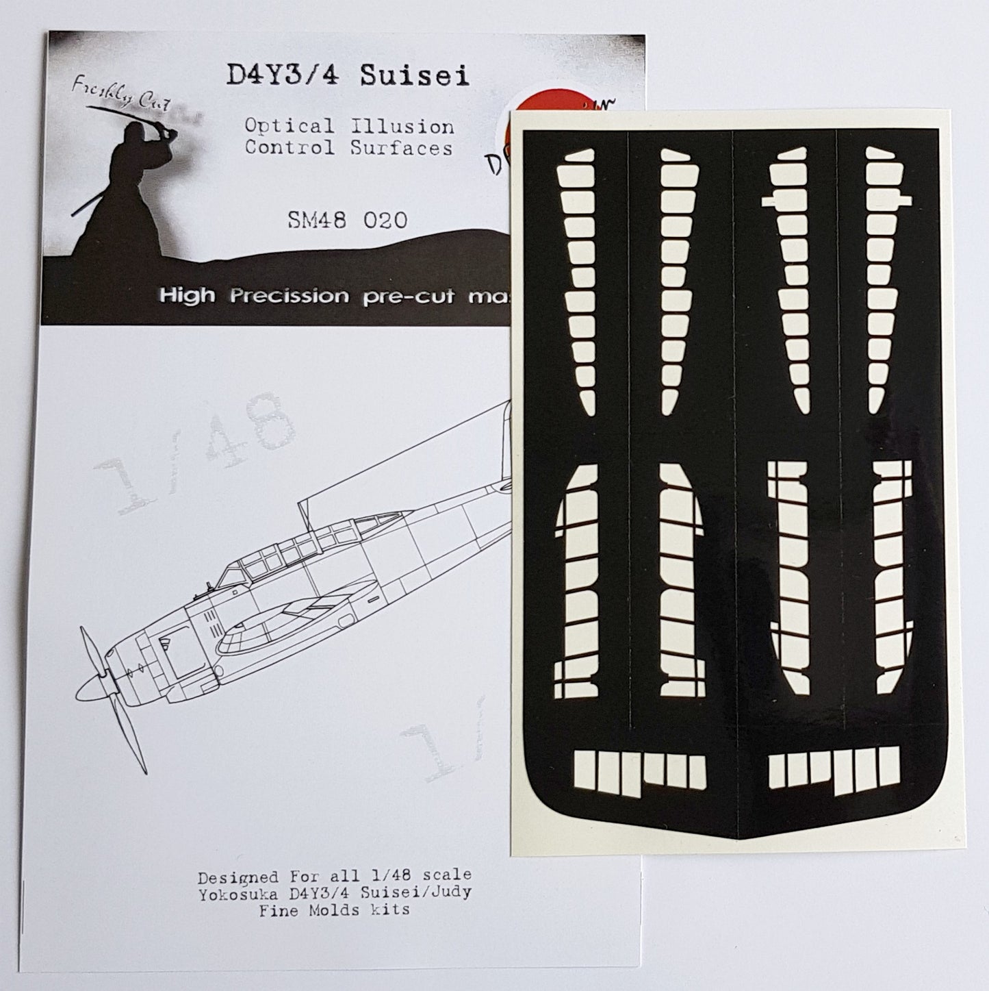 Dead Design DDMSM48020 1:48 D4Y3/D4Y4 Suisei 3D Control Surface Mask
