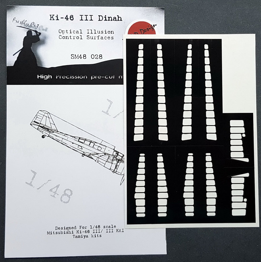 Dead Design DDMSM48028 1:48 Ki-46-III Dinah 3D Control Surface Mask