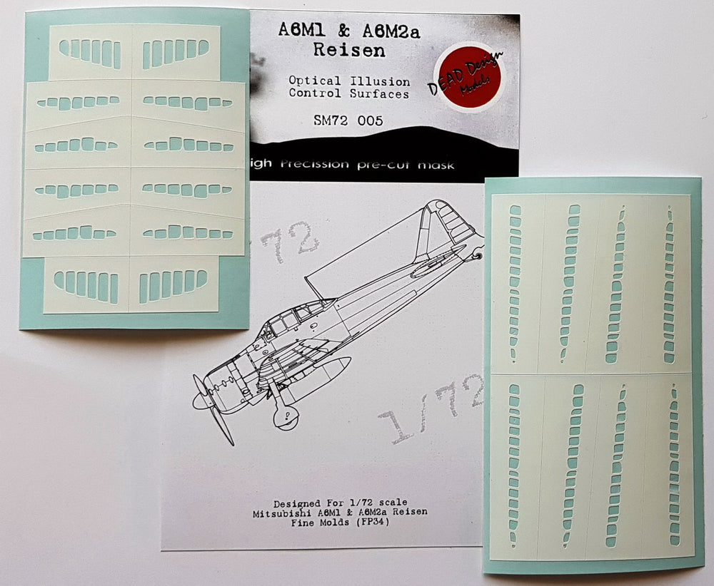 Dead Design Models DDMSM72005 1:72 Mitsubishi A6M1/A6M2a Reisen