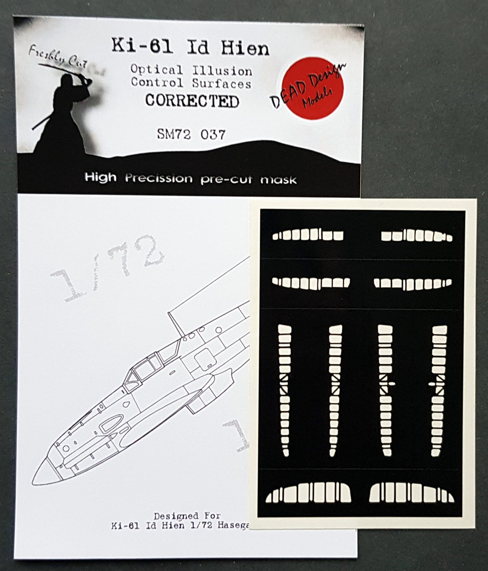Dead Design DDMSM72037 1:72 Ki-61-I Hien 3D Effect Control Surface