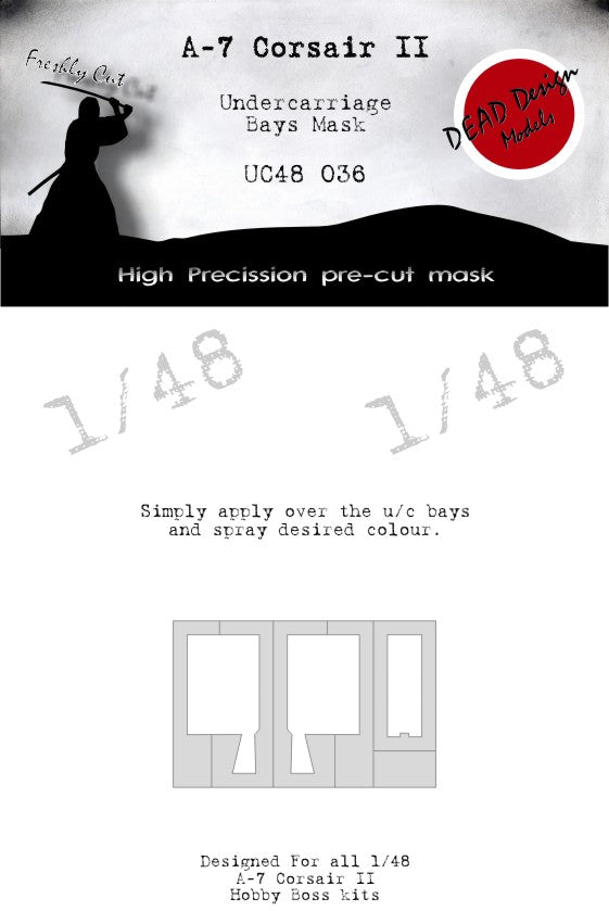 Dead Design DDMUC48036 1:48 A-7A/B/D/E Corsair II Wheel Bay Mask