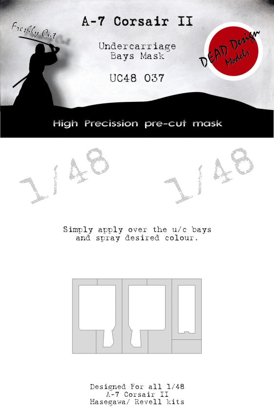Dead Design DDMUC48037 1:48 A-7D/A-7E Corsair II Wheel Bay Mask