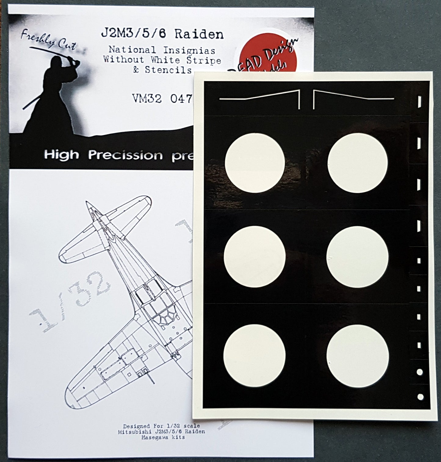 Dead Design DDMVM32047 1:32 J2M3/5 Markings & Insignia without outline
