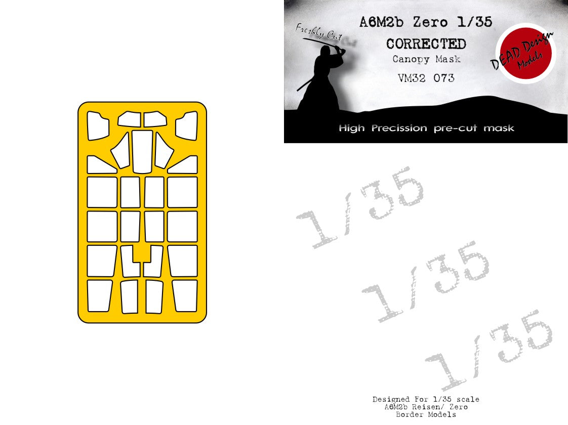 Dead Design Models DDMVM32073 1:35 Mitsubishi A6M2b Reisen