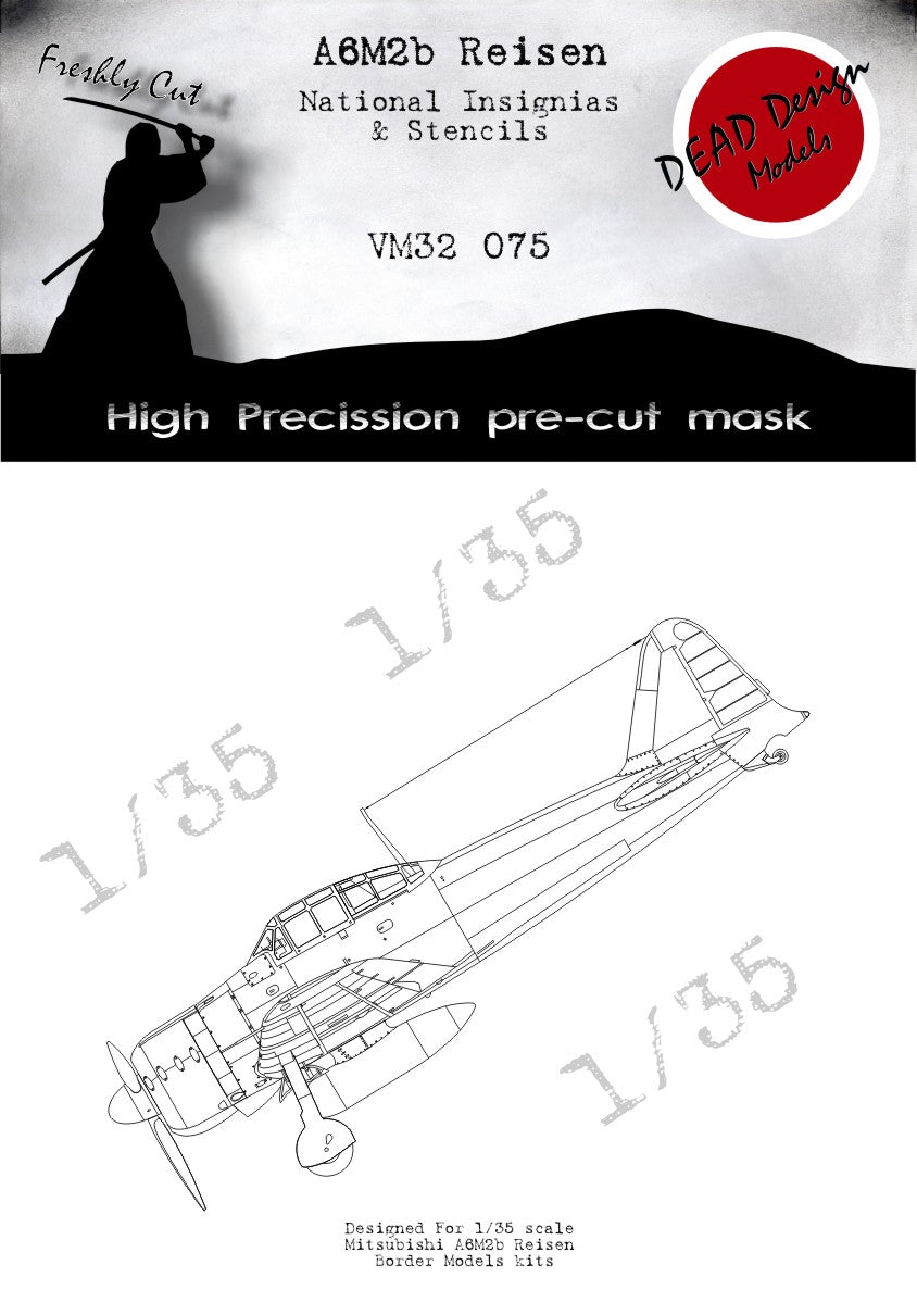 Dead Design Models DDMVM32075 1:35 Mitsubishi A6M2 Reisen markings
