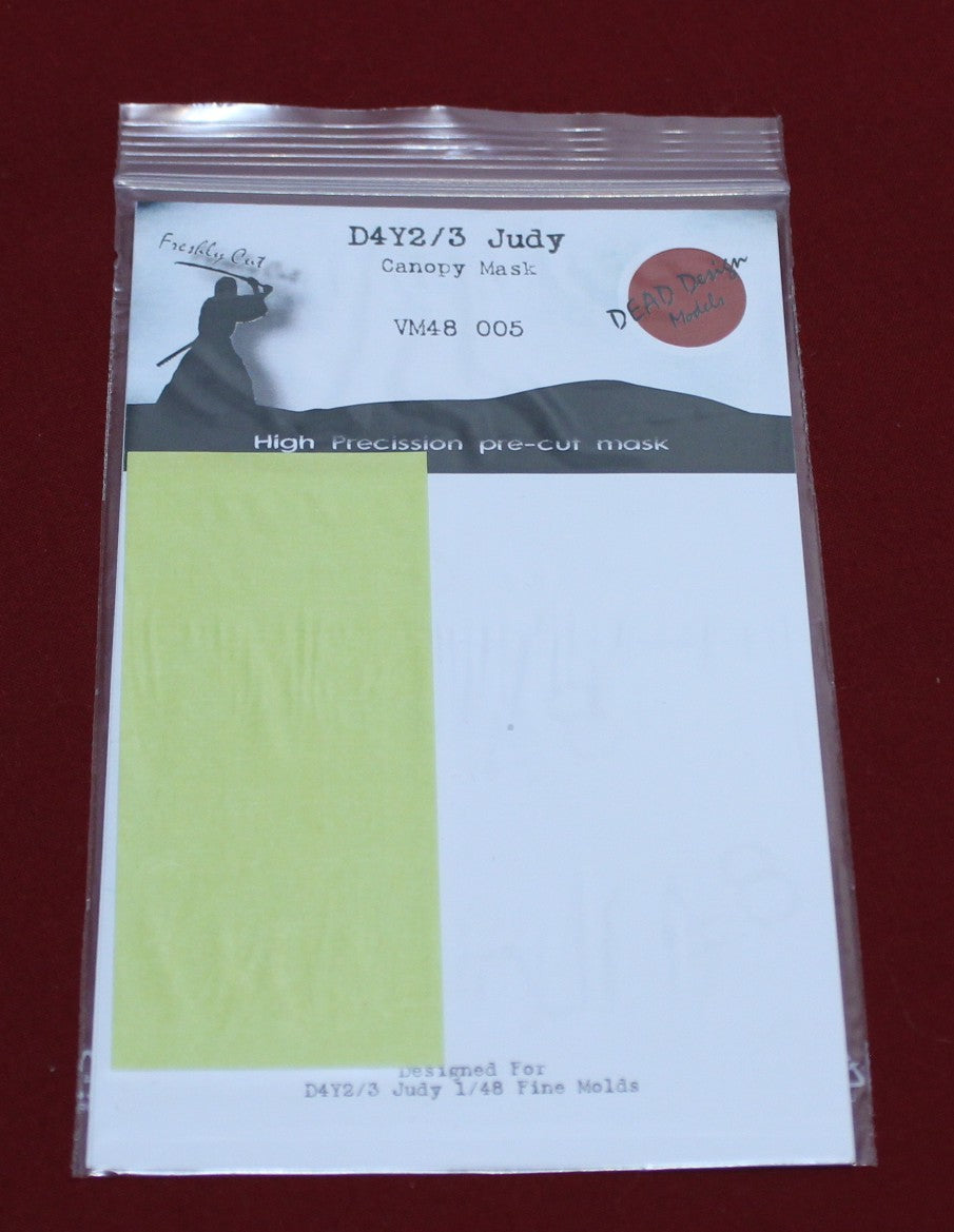 Dead Design DDMVM48005 1:48 D4Y2/3 Suisei / Judy Canopy Mask