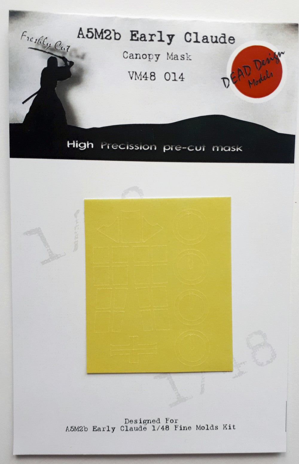 Dead Design DDMVM48014 1:48 A5M2b Early Claude Canopy Paint Mask