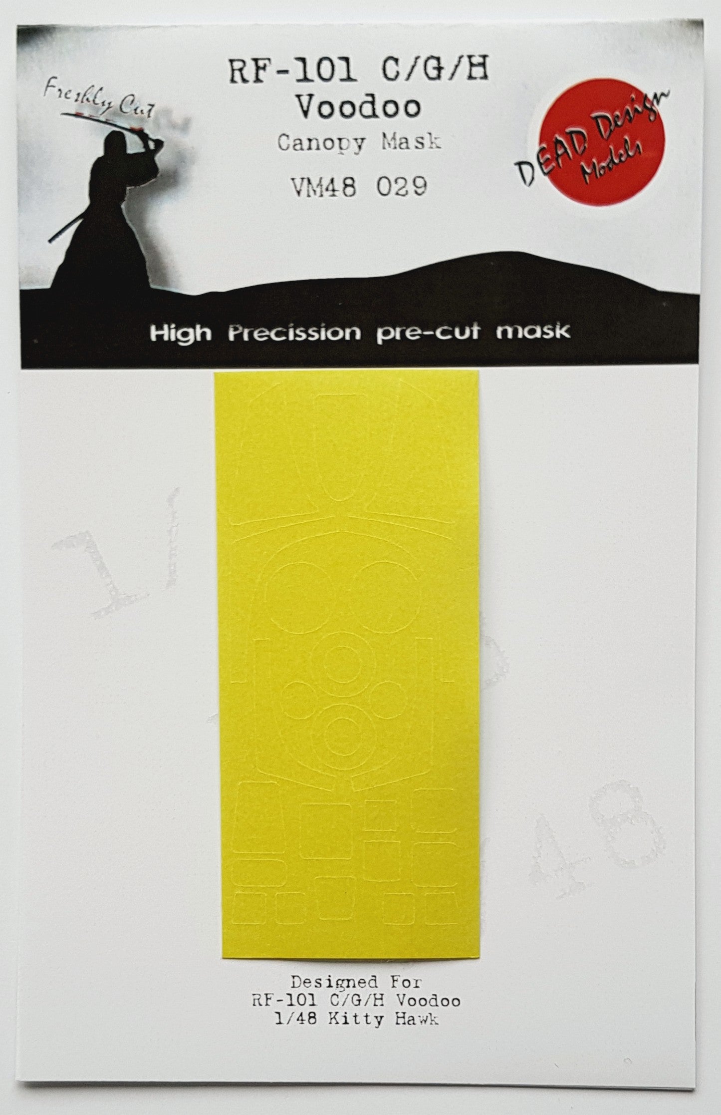 Dead Design DDMVM48029 1:48 RF-101C/G/H Voodoo Canopy Paint Mask