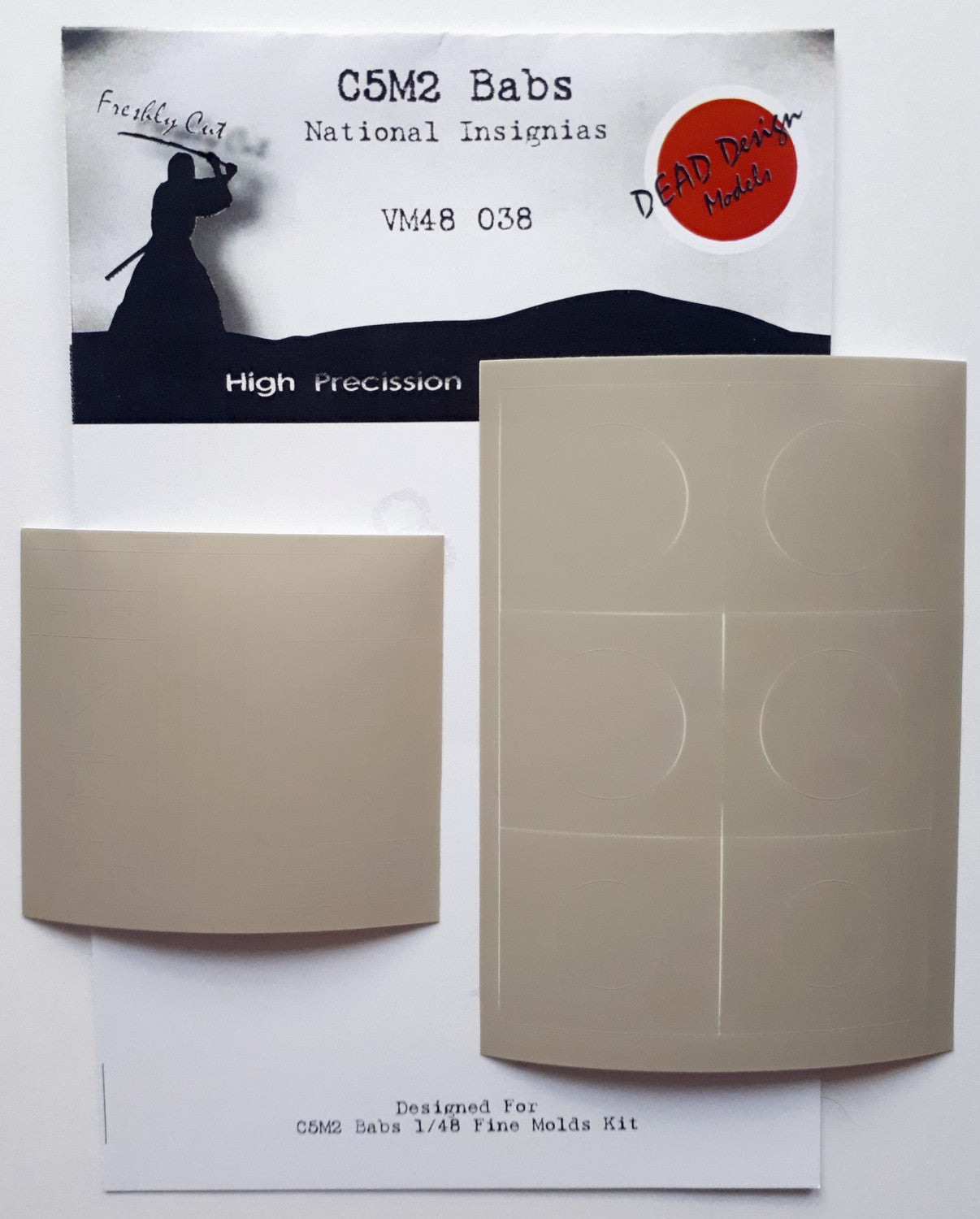 Dead Design Models DDMVM48038 1:48 Mitsubishi C5M2 Babs National Insignia mask