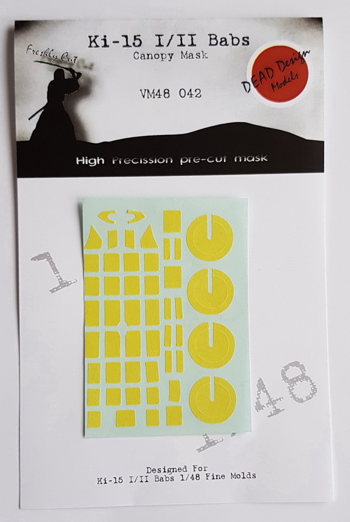 Dead Design Models DDMVM48042 1:48 Mitsubishi Ki-15-I/II Babs canopy mask