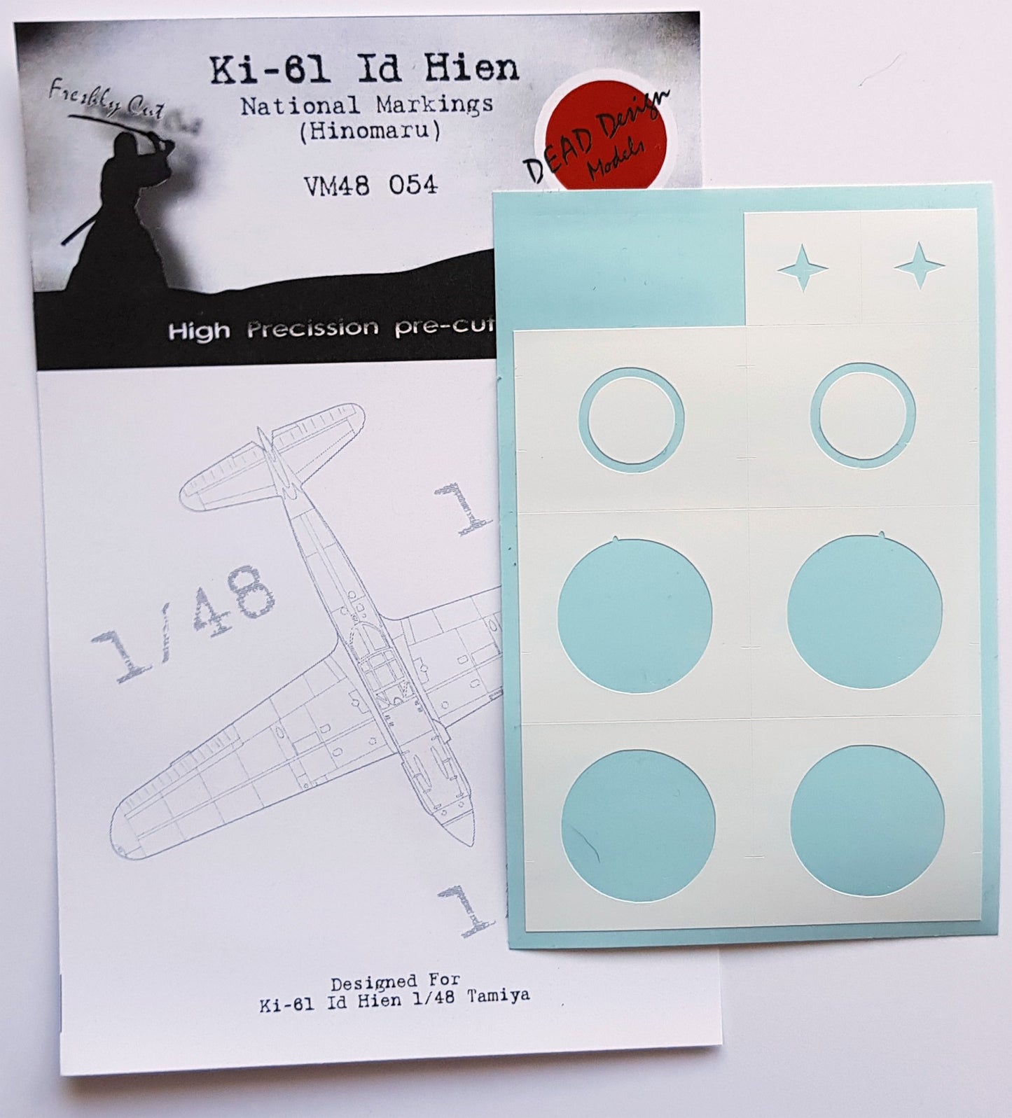 Dead Design Models DDMVM48054 1:48 Kawasaki Ki-61-Id Hien National Insignias