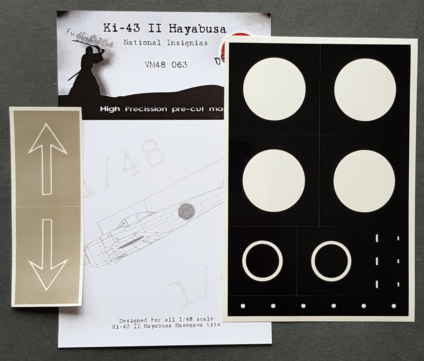 Dead Design DDMVM48063 1:48 Ki-43-II/III Hayabusa Insignia & Markings