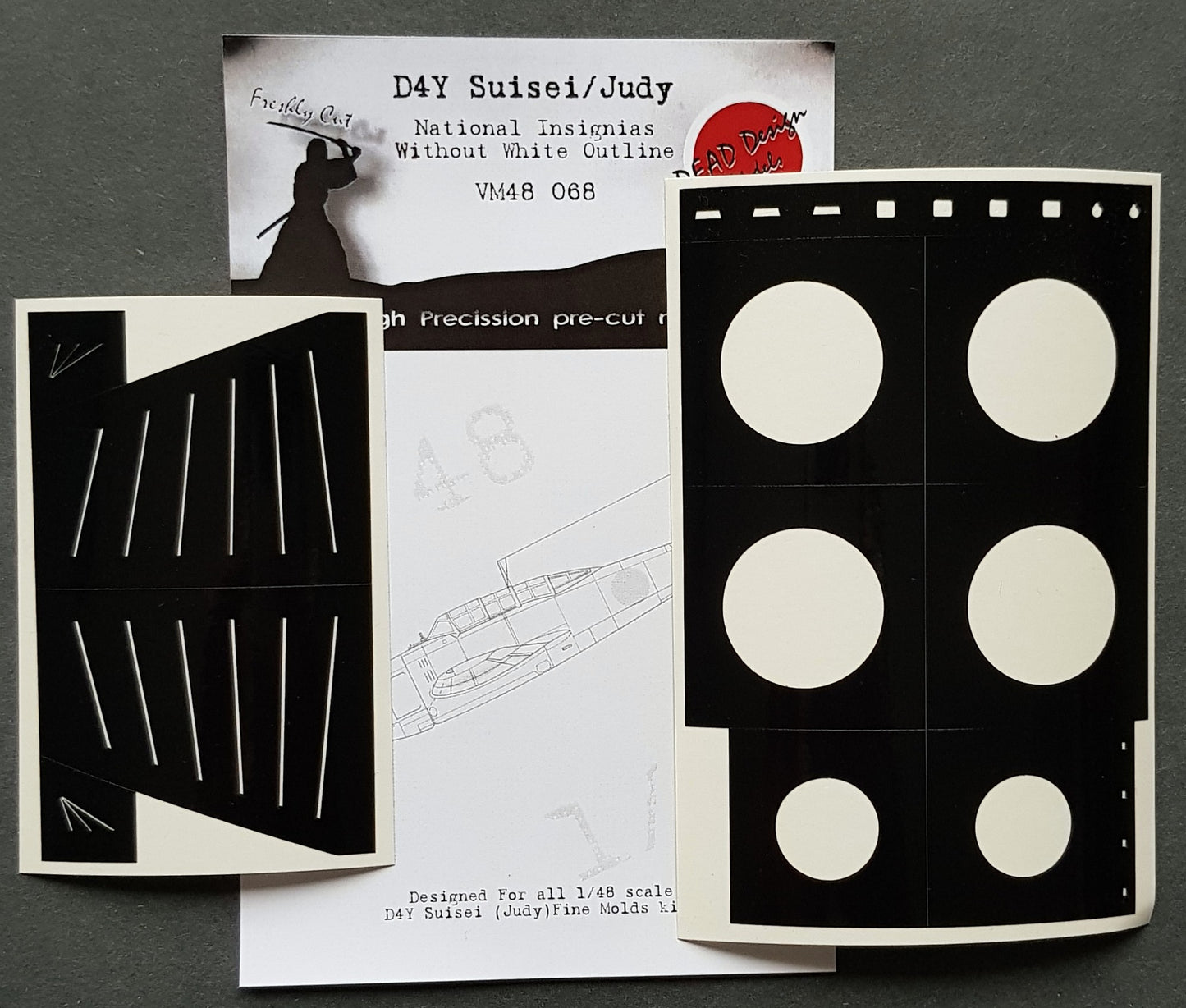 Dead Design DDMVM48068 1:48 D4Y1/2/3/4 Susei Insignia without white outline