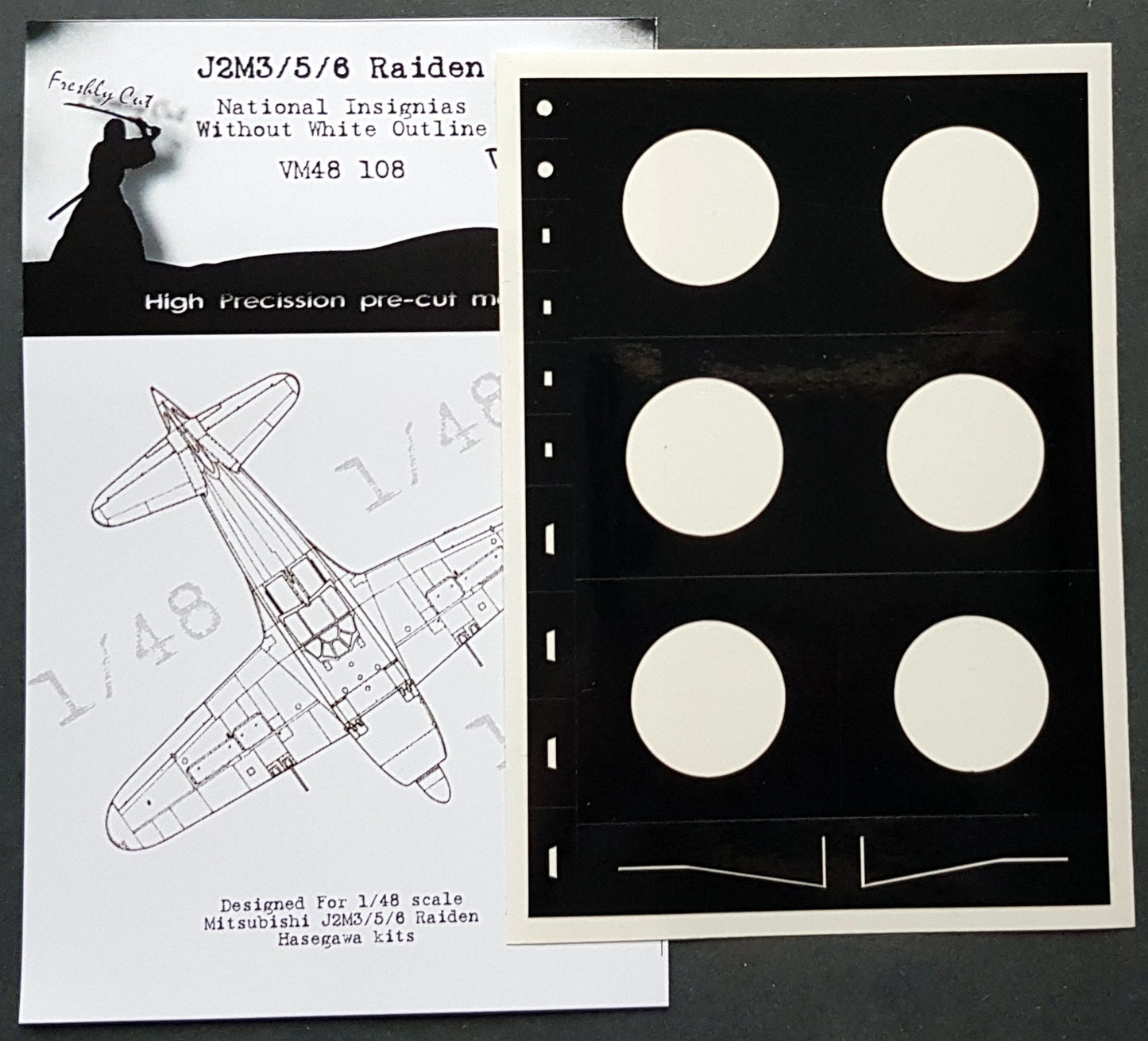 Dead Design DDMVM48108 1:48 J2M3/J2M5 Insignia without white outline
