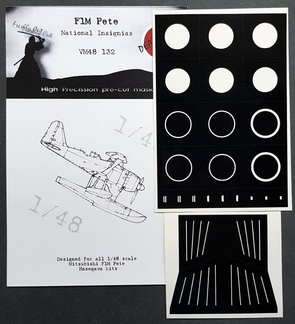 Dead Design Models DDMVM48132 1:48 Mitsubishi F1M2 Pete National Insignias .