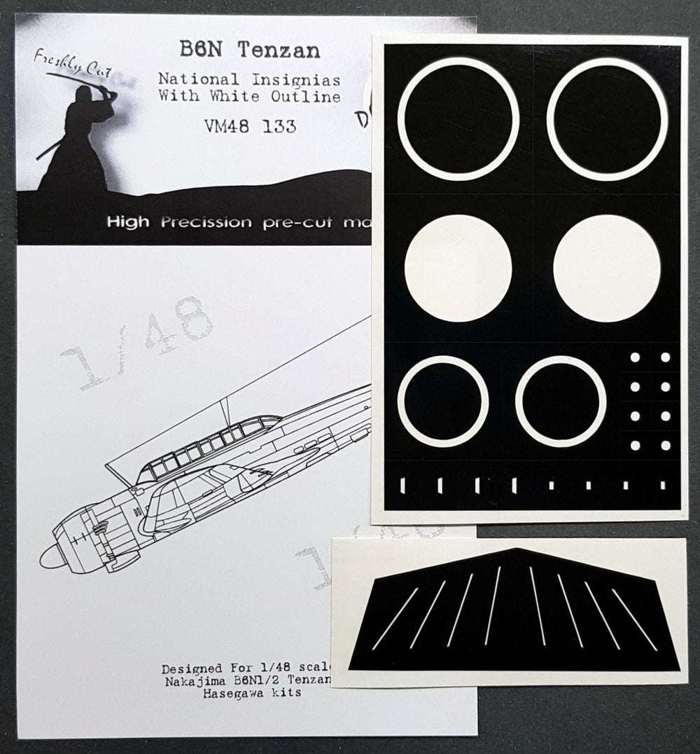 Dead Design Models DDMVM48133 1:48 Nakajima B6N1/B6N2 Tenzan National Insignias