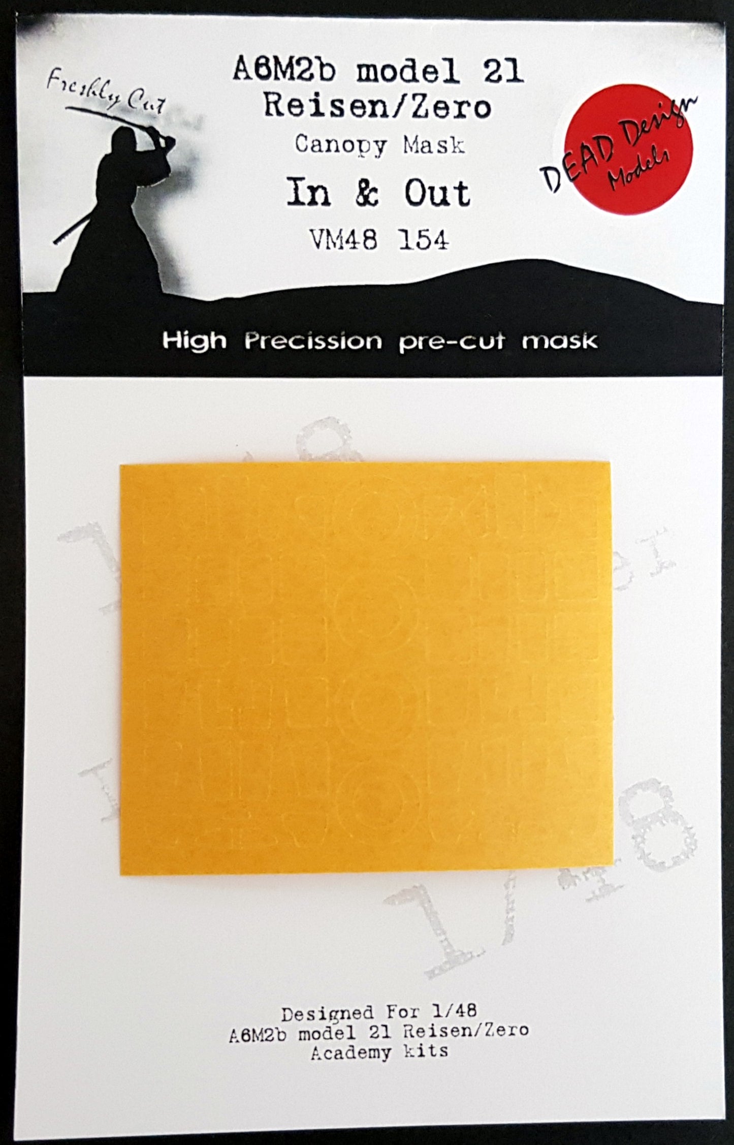 Dead Design Models DDMVM48154 1:48 Mitsubishi A6M2b Reisen
