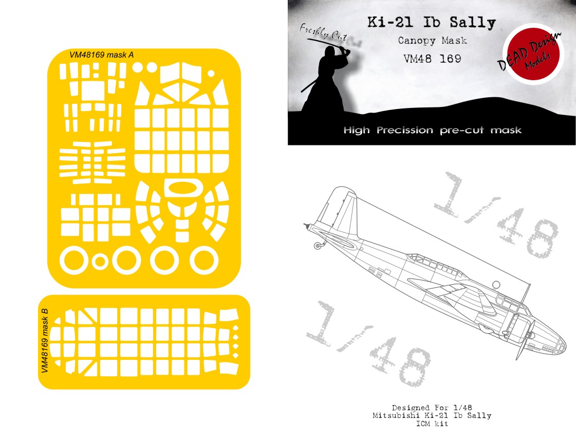 Dead Design Models DDMVM48169 1:48 Mitsubishi Ki-21-Ib "Sally"