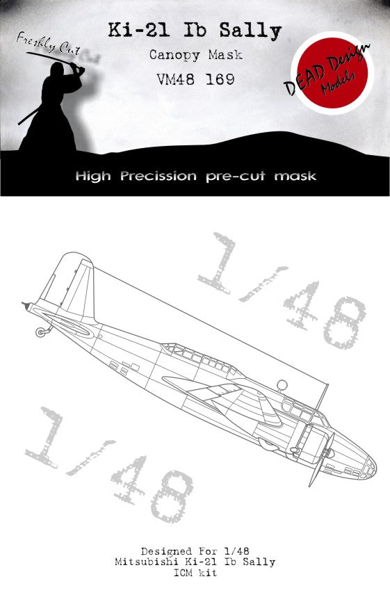 Dead Design Models DDMVM48169 1:48 Mitsubishi Ki-21-Ib "Sally"