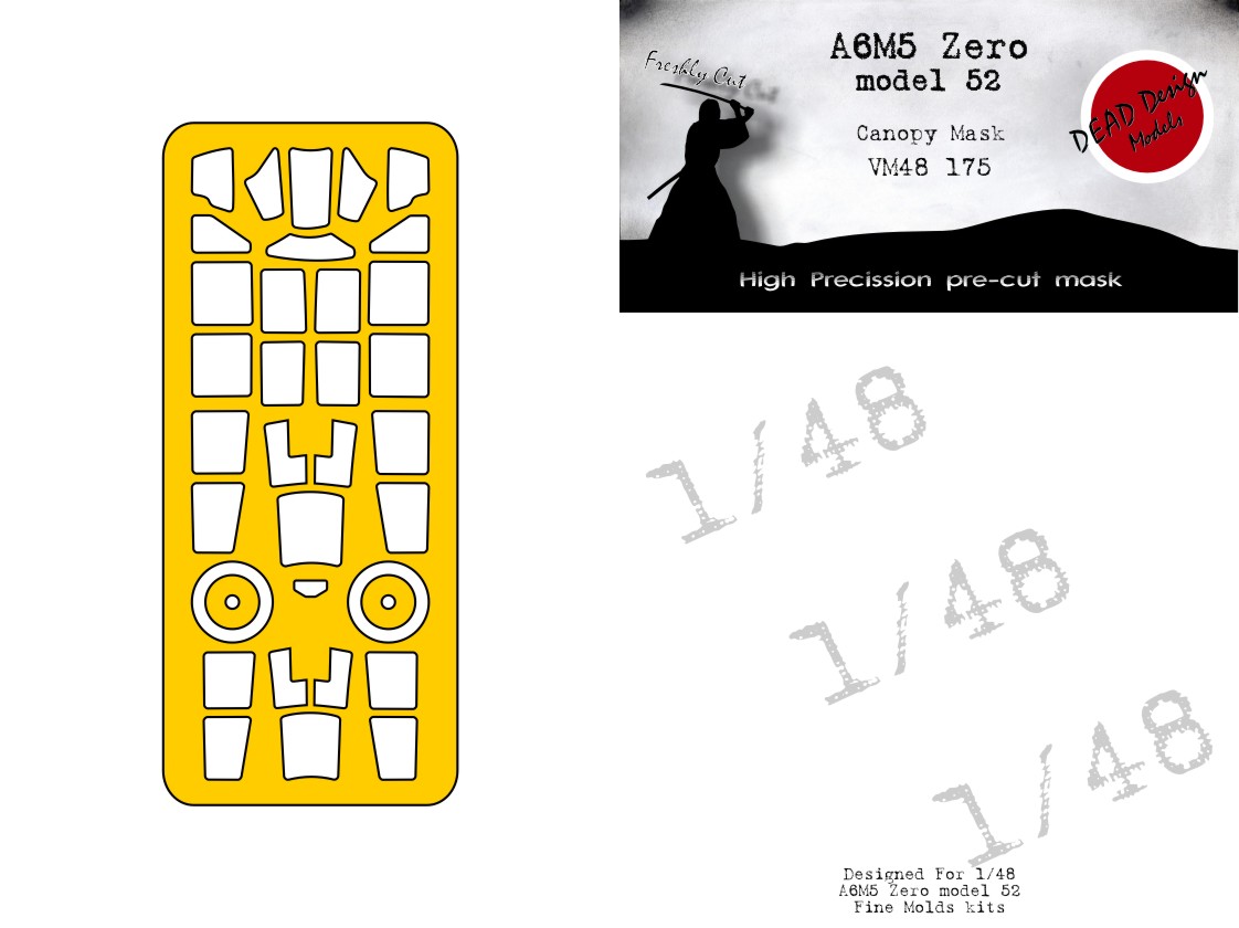 Dead Design Models DDMVM48175 1:48 Mitsubishi A6M2 Reisen model 52
