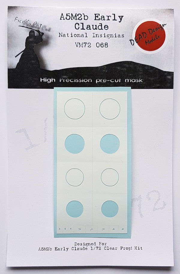Dead Design Models DDMVM72068 1:72 Mitsubishi A5M2b Early National Insignias