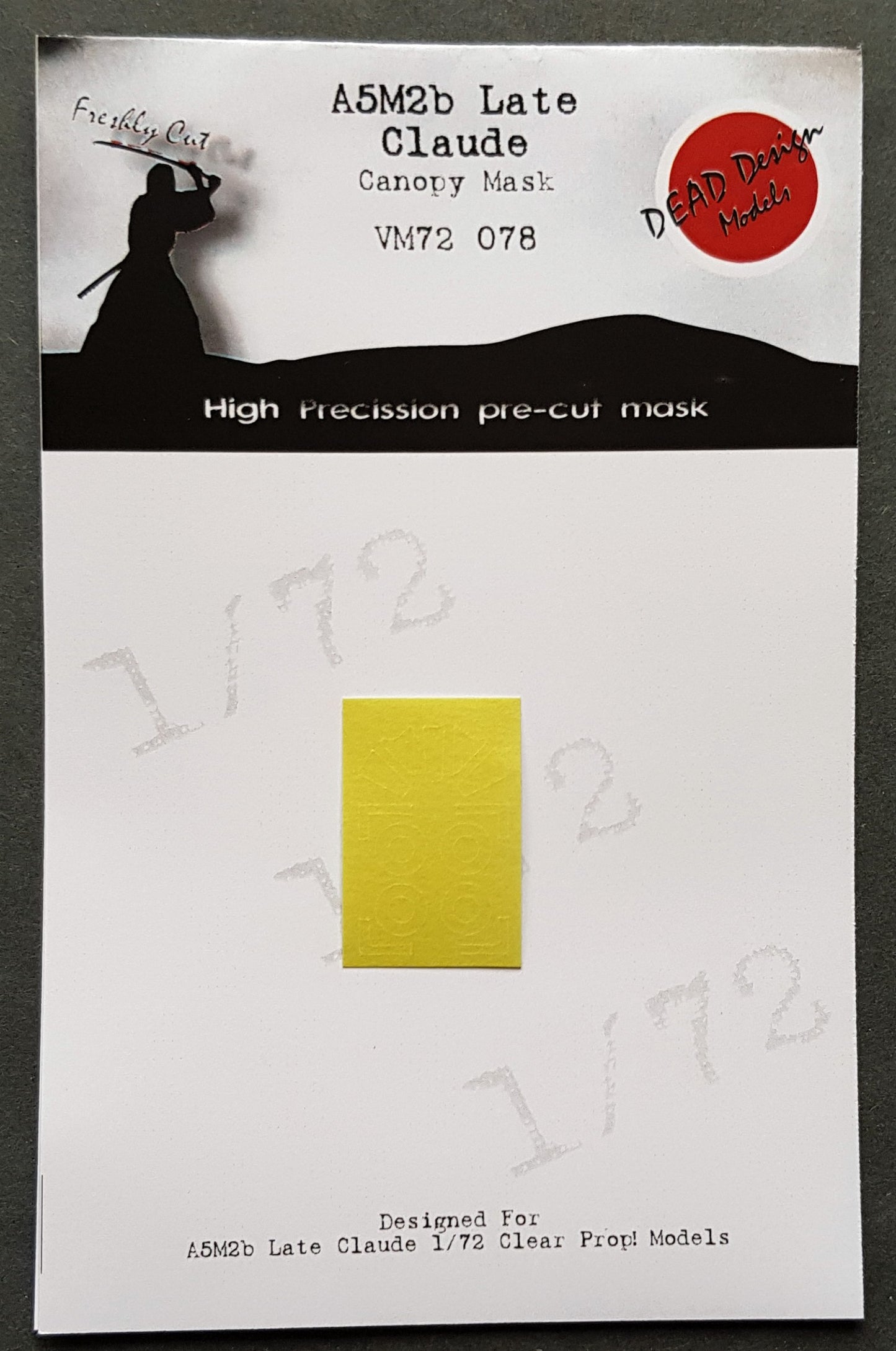 Dead Design DDMVM72078 1:72 A5M2b Claude Late Canopy Paint Mask