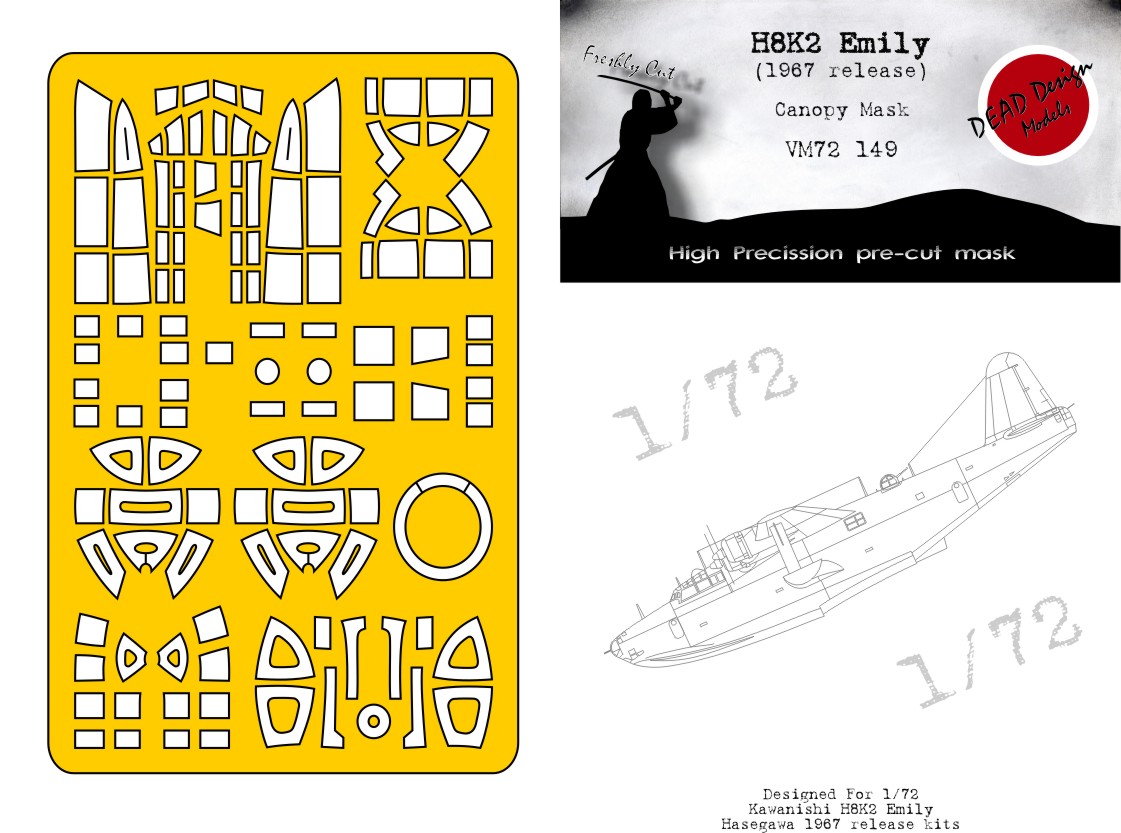 Dead Design Models DDMVM72149 1:72 Kawanishi H8K2 Emily